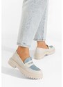 Zapatos Rylee v3 bézs női telitalpú mokaszin