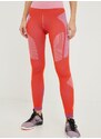 adidas by Stella McCartney edzős legging narancssárga, női, mintás