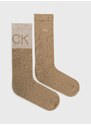 Calvin Klein zokni (2 pár) bézs, férfi