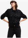 Desigual pulóver könnyű, női, fekete