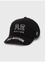 P.E Nation baseball sapka fekete, nyomott mintás