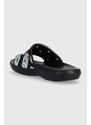 Crocs papucs Classic Dice Print Slide fekete, női, 208769