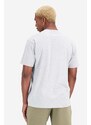 New Balance t-shirt szürke, férfi, nyomott mintás
