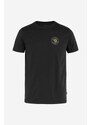 Fjallraven t-shirt 1960 Logo fekete, nyomott mintás, F87146