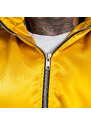 Férfi átmeneti dzseki szőrmés kapucnival Iron Aesthetics, sárga