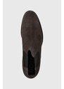 BOSS magasszárú cipő velúrból Colby barna, férfi, 50498482