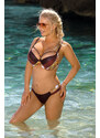 MARKO COLLECTION Barna mintás push-up bikini Havana-78 443