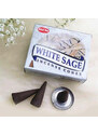 JAMMStore HEM Fehér Zsálya (White Sage) Indiai Kúpfüstölő (10db)