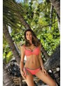 MARKO COLLECTION Korall színű push-up bikini Penelope Coralmania M-437 (8)