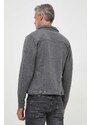 Pepe Jeans rövid kabát Bryson férfi, szürke, átmeneti
