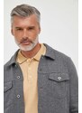 Pepe Jeans rövid kabát Bryson férfi, szürke, átmeneti