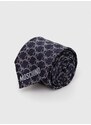 Moschino selyen nyakkendő sötétkék, M5725 55061