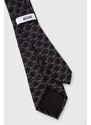 Moschino selyen nyakkendő fekete, M5725 55061