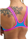 Arena one biglogo one piece turquoise/fluo pink l - uk36
