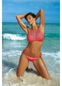 MARKO COLLECTION Narancssárga hálós push-up bikini Lesley Vitamina M-478 (4)