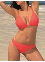 MARKO COLLECTION Piros egyszínű push-up bikini Freja M-736 (6)