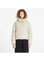 Női pufi-dzseki Calvin Klein Jeans Monologo Non Down Sherpa Jacket Plaza Taupe