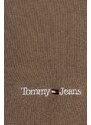 Tommy Jeans sál bézs, férfi, nyomott mintás