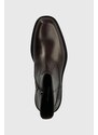 Karl Lagerfeld bőr cipő KRAFTMAN barna, férfi, KL11440