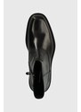 Karl Lagerfeld bőr cipő KRAFTMAN fekete, férfi, KL11440
