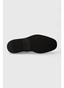 Karl Lagerfeld bőr cipő KRAFTMAN fekete, férfi, KL11440