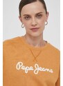 Pepe Jeans felső narancssárga, női, nyomott mintás