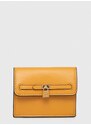 MICHAEL Michael Kors bőr pénztárca sárga, női