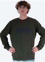 Fjallraven pamut melegítőfelső Logo Sweater M F84142 2-999 zöld, férfi, nyomott mintás, F84144