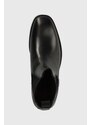 Gant bőr bokacsizma Fayy fekete, női, lapos talpú, 27551336.G00