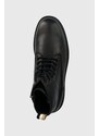 BOSS bőr cipő Adley fekete, férfi, 50510992
