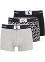 Calvin Klein Underwear Boxeralsók szürke melír / fekete / fehér