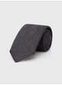 BOSS selyen nyakkendő fekete