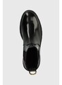 Gant bőr bokacsizma Aligrey fekete, női, téliesített, platformos, 27551324.G00