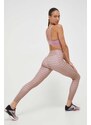 adidas Performance jóga leggings Studio rózsaszín, mintás