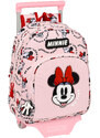 Iskolatáska Kerekekkel Minnie Mouse Me time Rózsaszín (28 x 34 x 10 cm)