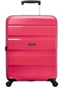 American Tourister BON AIR négykerekű pink bőrönd szett 59425-6818