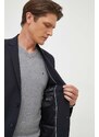 Karl Lagerfeld gyapjú kabát sötétkék