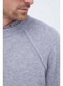 Calvin Klein gyapjú pulóver könnyű, férfi, szürke