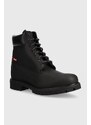 Timberland bőr bakancs 6in Premium Boot fekete, férfi, TB0A5V4W0011