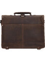Férfi bőr aktatáska Greenwood Celestin - barna