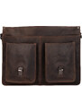 Férfi bőr aktatáska Greenwood Celestin - barna