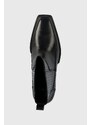 Vagabond Shoemakers bőr csizma ALINA fekete, női, magassarkú, 5421.201.20