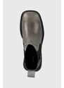 Vagabond Shoemakers bőr csizma DORAH szürke, női, magassarkú, 5642.001.17