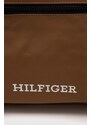 Tommy Hilfiger hátizsák barna, férfi, nagy, nyomott mintás