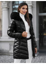 Női téli kabát fekete OZONEE JS/M778/392BZ