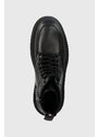 Tommy Hilfiger bőr cipő TH EVERYDAY CLASS TERMO LTH BOOT fekete, férfi, FM0FM04658