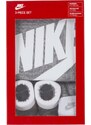 Nike futura logo ls hat / bodysuit / bootie 3pc GREY
