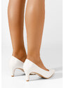 Zapatos Corvina v2 fehér alacsony sarkú körömcipők
