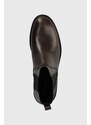 Vagabond Shoemakers bőr bokacsizma AMINA barna, női, lapos talpú, 5603.001.35