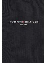Tommy Hilfiger felső fekete, férfi, nyomott mintás, kapucnis